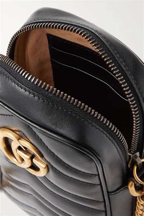 GUCCI GG Marmont quilted leather pouch 